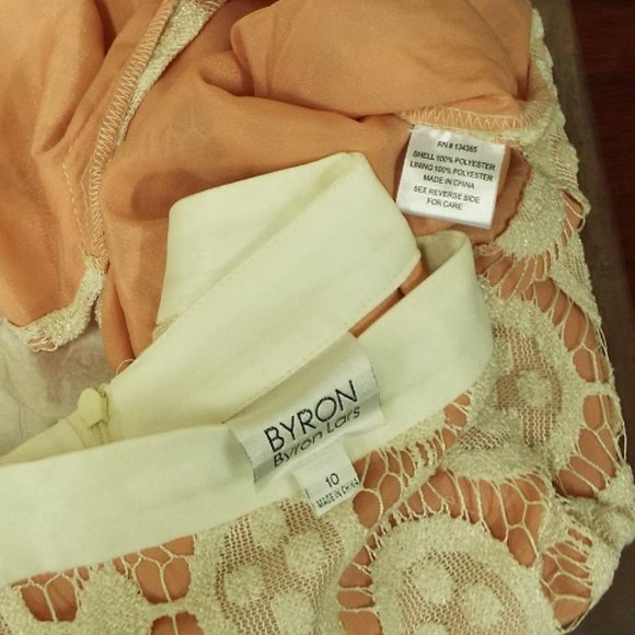 Byron by Byron Lars Contrast Lace Skirt, Ivory - Picture 5 of 5